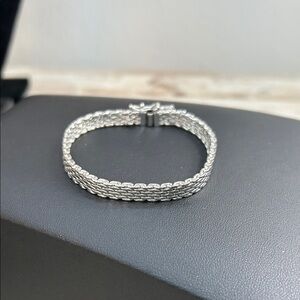 Monet Silver Chain Bracelet